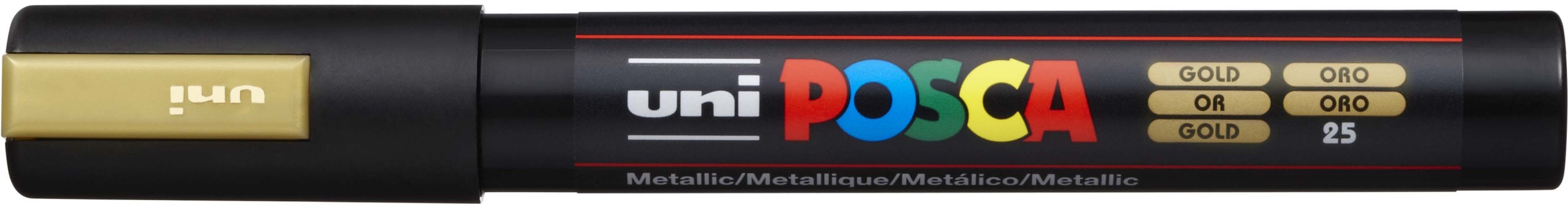Marqueur Posca Uni-Ball PC5M Pointe moyenne Or
