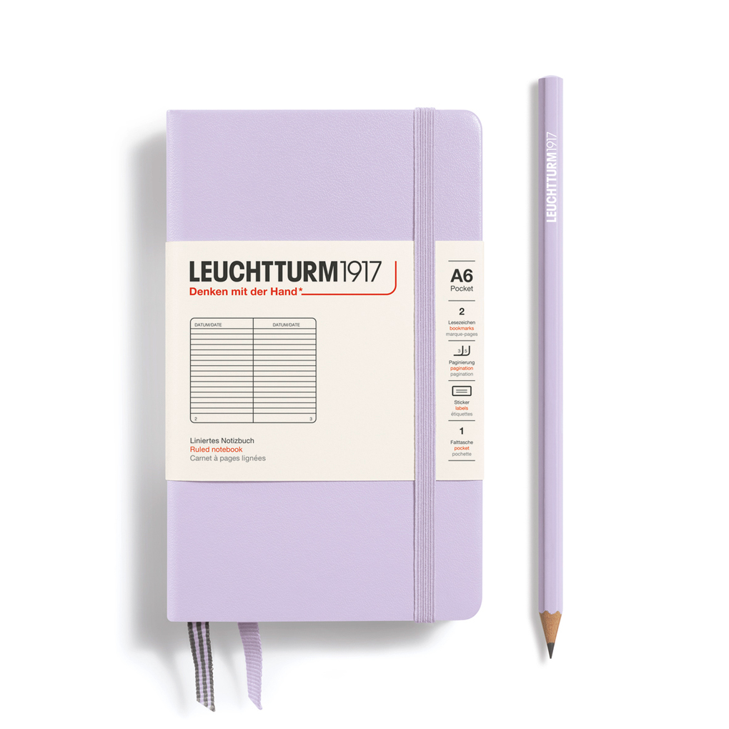 Leuchtturm Gruppe 368147 Lilac Pocket (A6) 187 S. Lini
