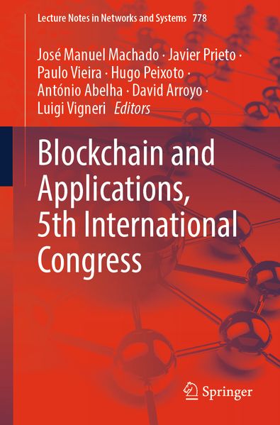 Blockchain and Applications 5th International Congress