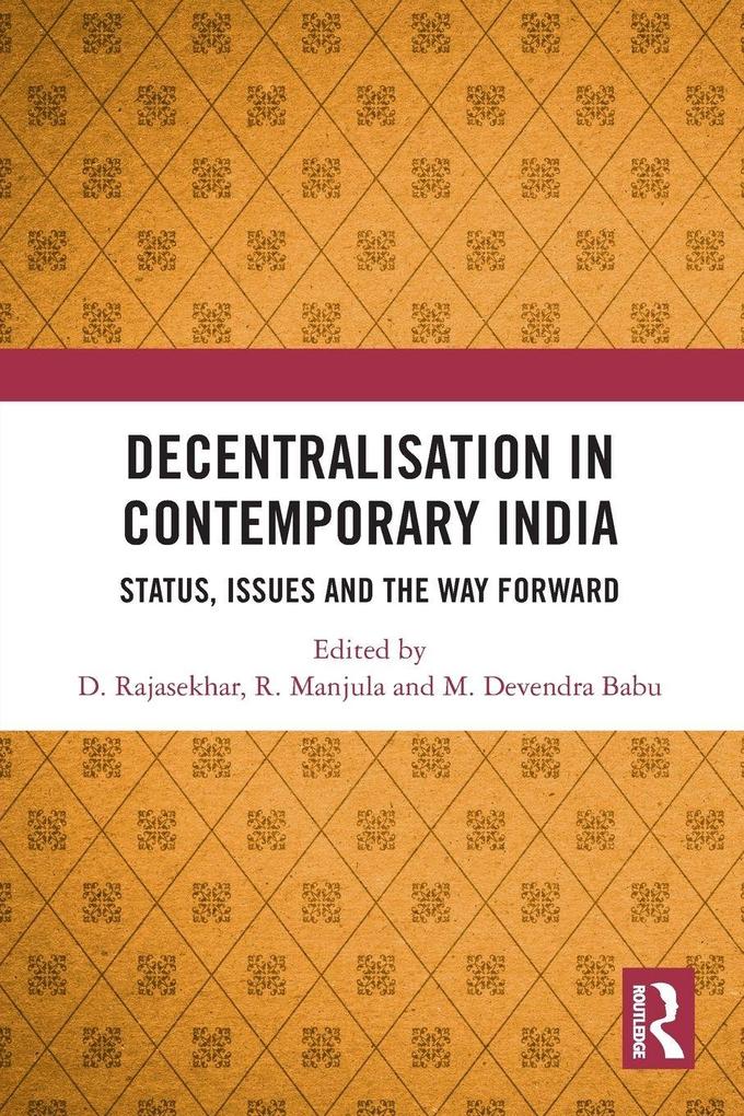 Decentralisation in Contemporary India
