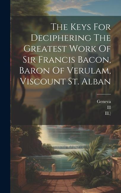 The Keys For Deciphering The Greatest Work Of Sir Francis Bacon Baron Of Verulam Viscount St. Alban