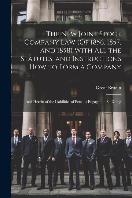 The New Joint Stock Company Law (Of 1856 1857 and 1858) With All the Statutes and Instructions How to Form a Company: And Herein of the Liabilities
