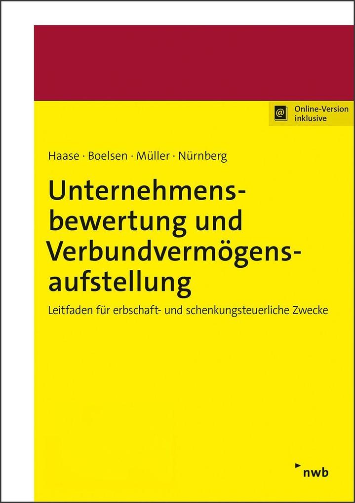 Unternehmensbewertung und Verbundvermögensaufstellung