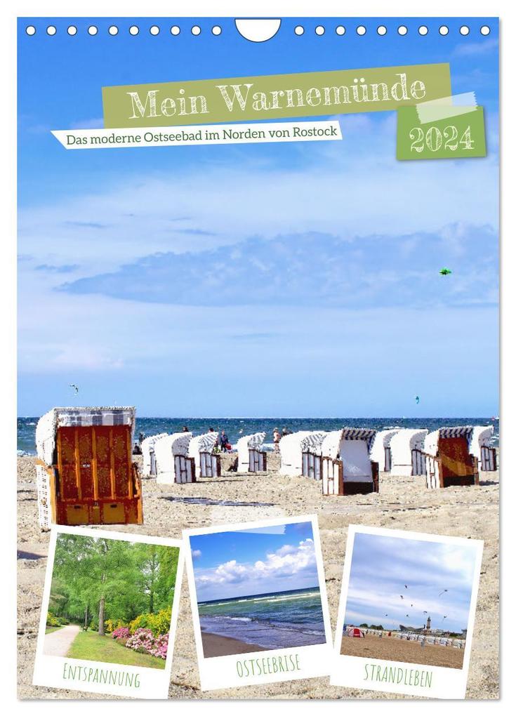 Mein Warnemünde - Das moderne Ostseebad im Norden von Rostock (Wandkalender 2024 DIN A4 hoch) CALVENDO Monatskalender