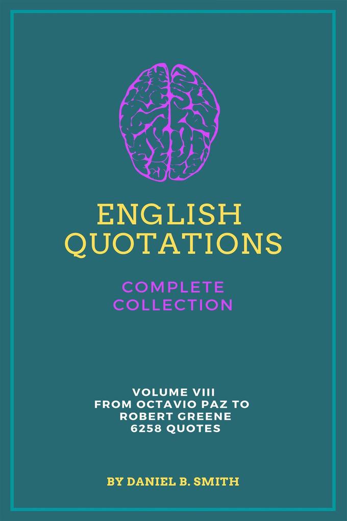 English Quotations Complete Collection: Volume VIII