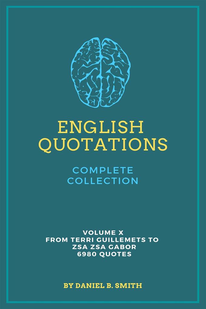 English Quotations Complete Collection: Volume X