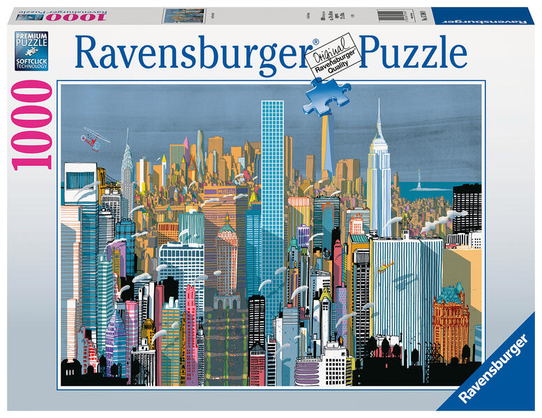 Ravensburger Puzzle 17594 - Das ist New York - 1000 Teile Puzzle für Erwachsene ab 14 Jahren