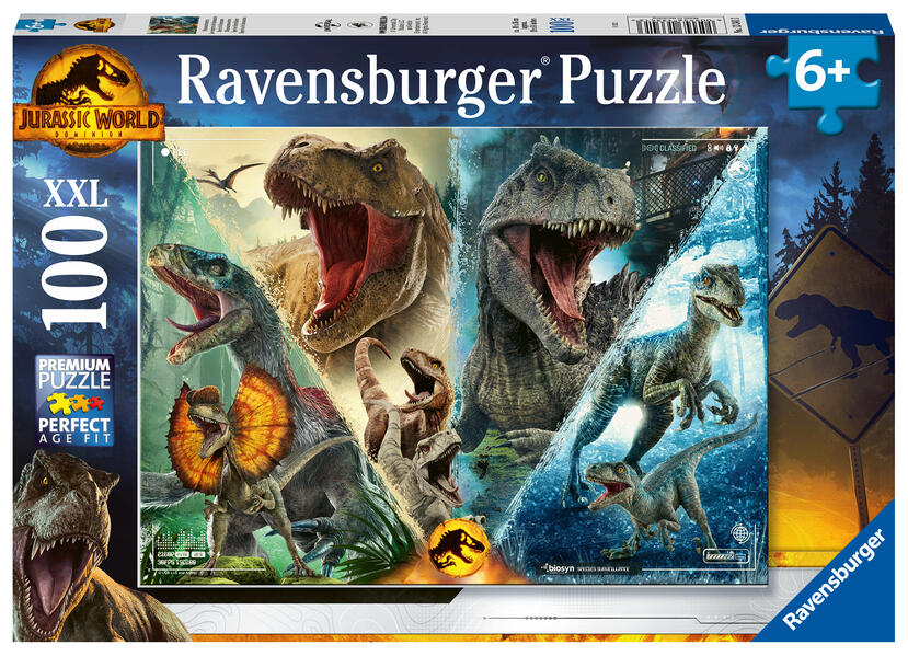 Ravensburger Jurassic World Dominion -Species Surveillance Xxl 100 Piece Jigsaw Puzzle