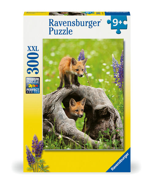 Kinderpuzzle 300 XXL Teile - Freche Füchse