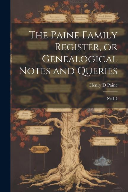 The Paine Family Register or Genealogical Notes and Queries: No.1-7