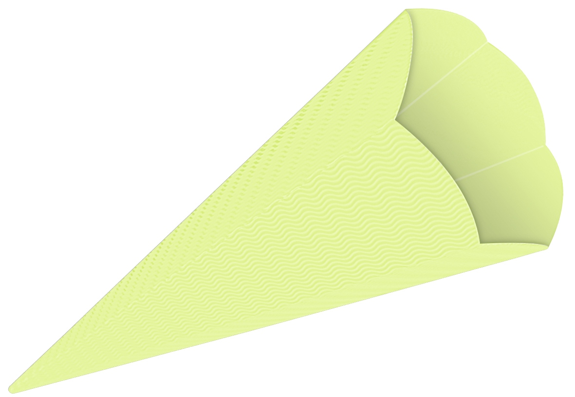 URSUS Schultüten 3D-Schultüten apfelgrün Höhe: 68 cm Durchmesser: 20 cm