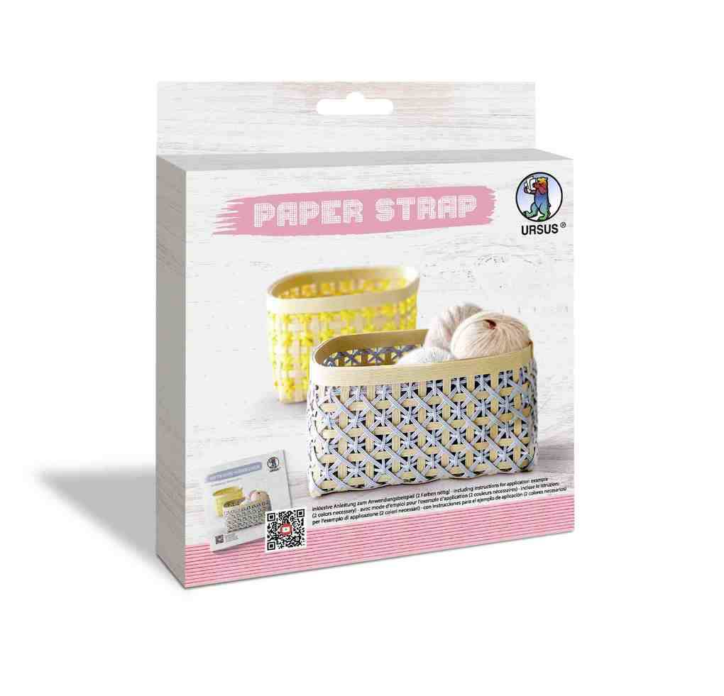 URSUS Flechten Paper Straps Kamihimo rosa