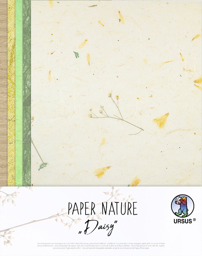 URSUS Spezialpapiere Paper Nature Daisy 23 x 33 cm