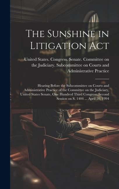 The Sunshine in Litigation Act: Hearing Before the Subcommittee on Courts and Administrative Practice of the Committee on the Judiciary United States