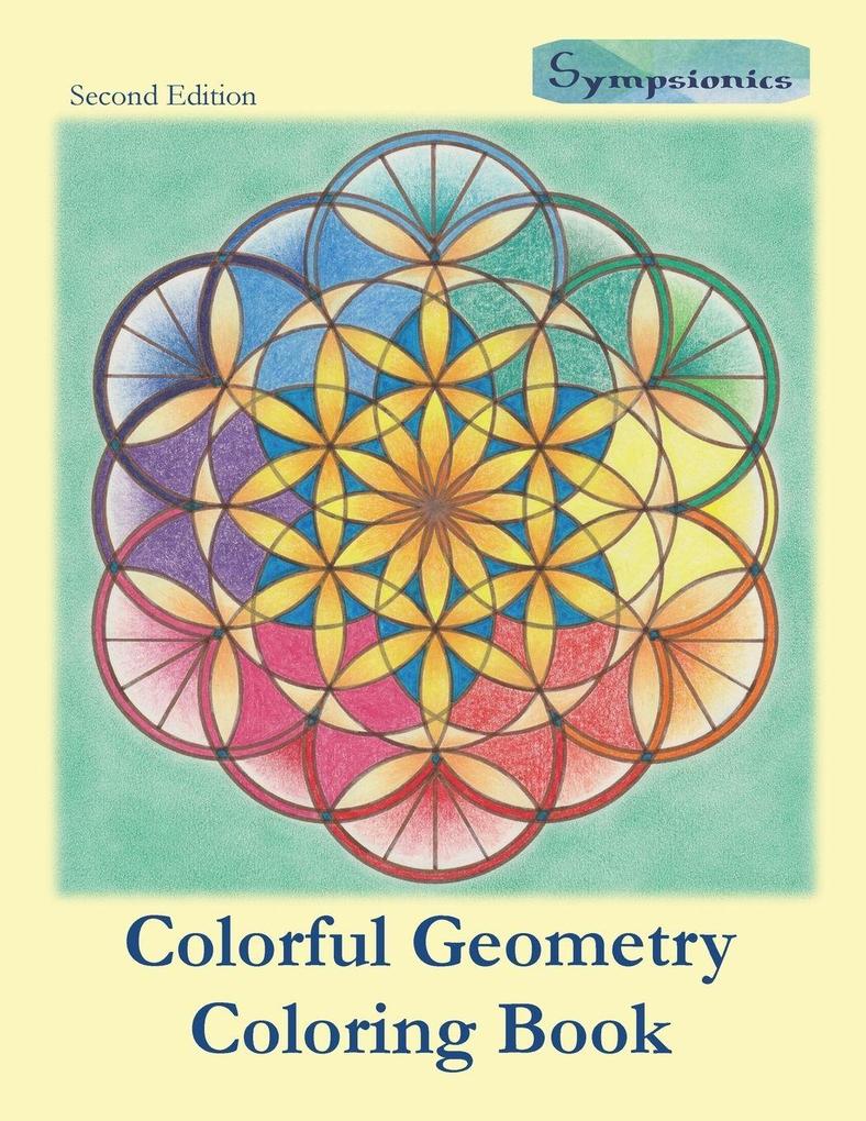 Colorful Geometry Coloring Book