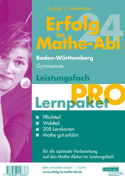 Erfolg im Mathe-Abi 2024 Lernpaket Leistungsfach ‘Pro‘ Baden-Württemberg Gymnasium