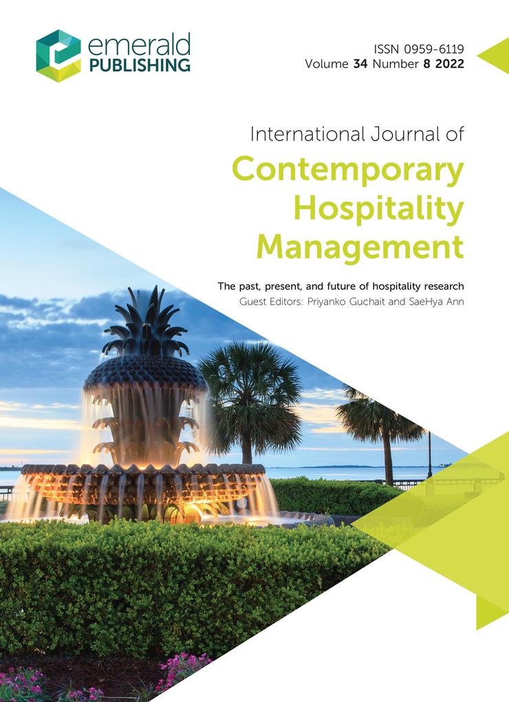 Past Present and Future of Hospitality Research.