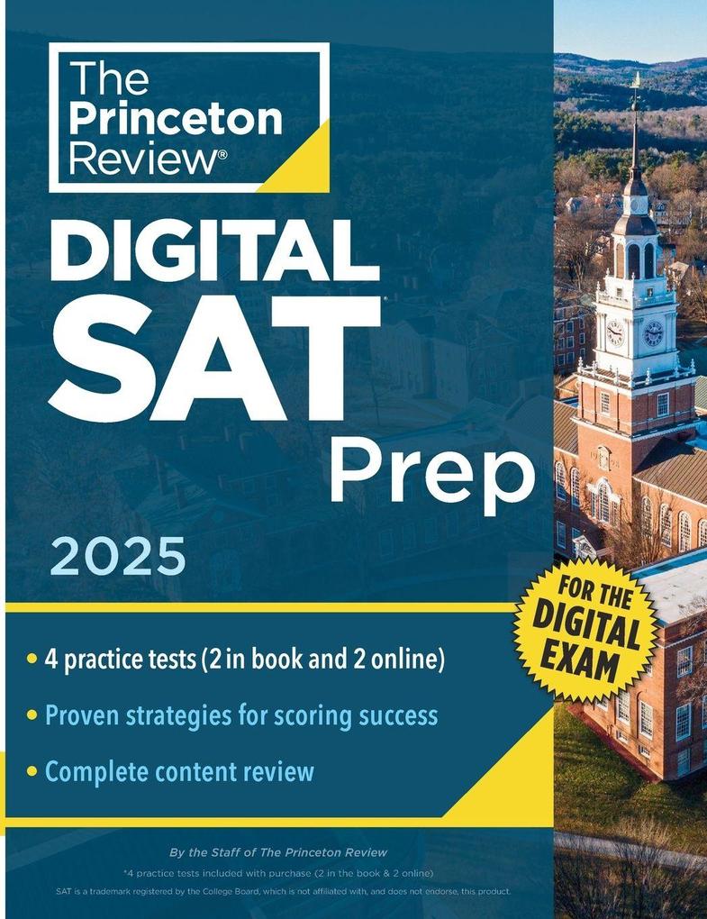 Princeton Review Digital SAT Prep 2025