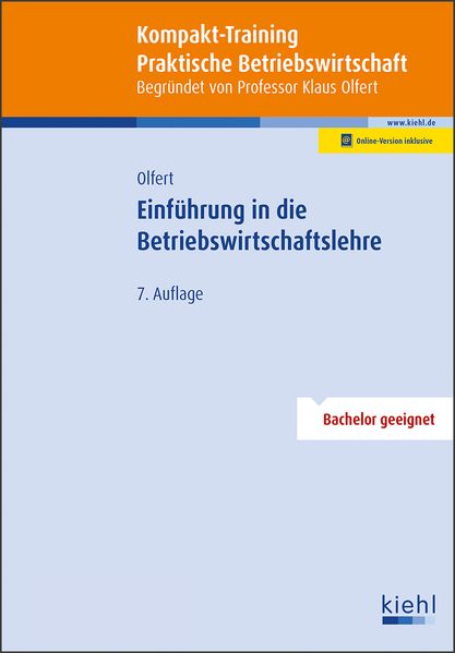 Kompakt-Training Einführung in die Betriebswirtschaftslehre