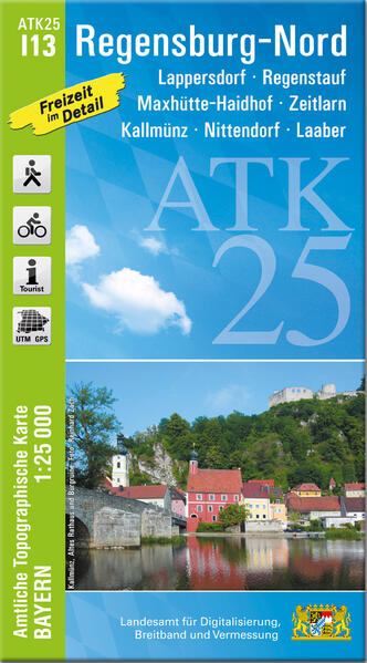 ATK25-I13 Regensburg-Nord (Amtliche Topographische Karte 1:25000)