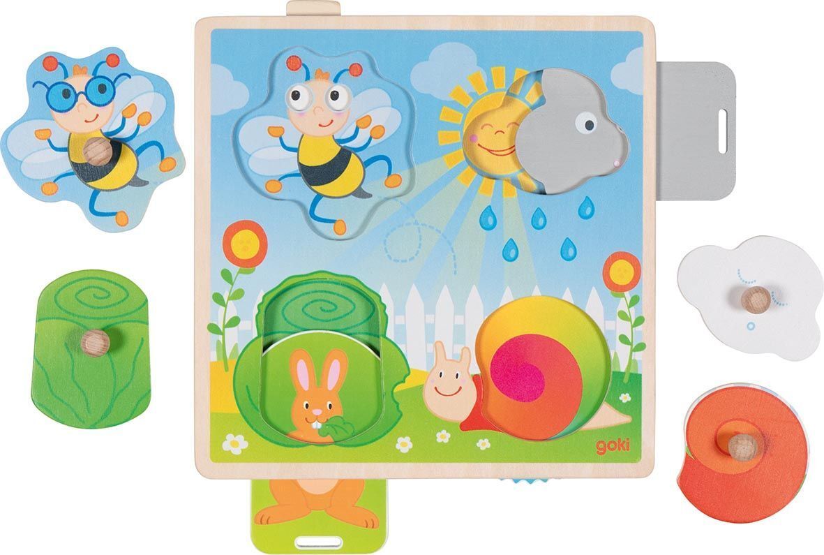 Hintergrundbildpuzzle Im Garten