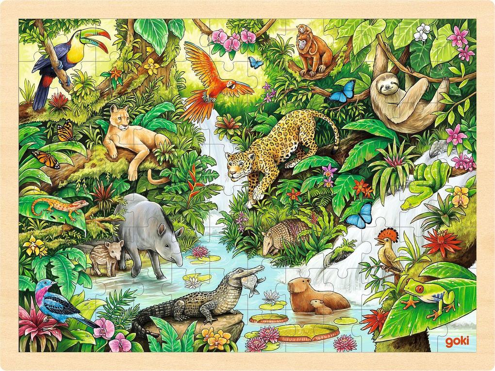 Einlegepuzzle Im Dschungel