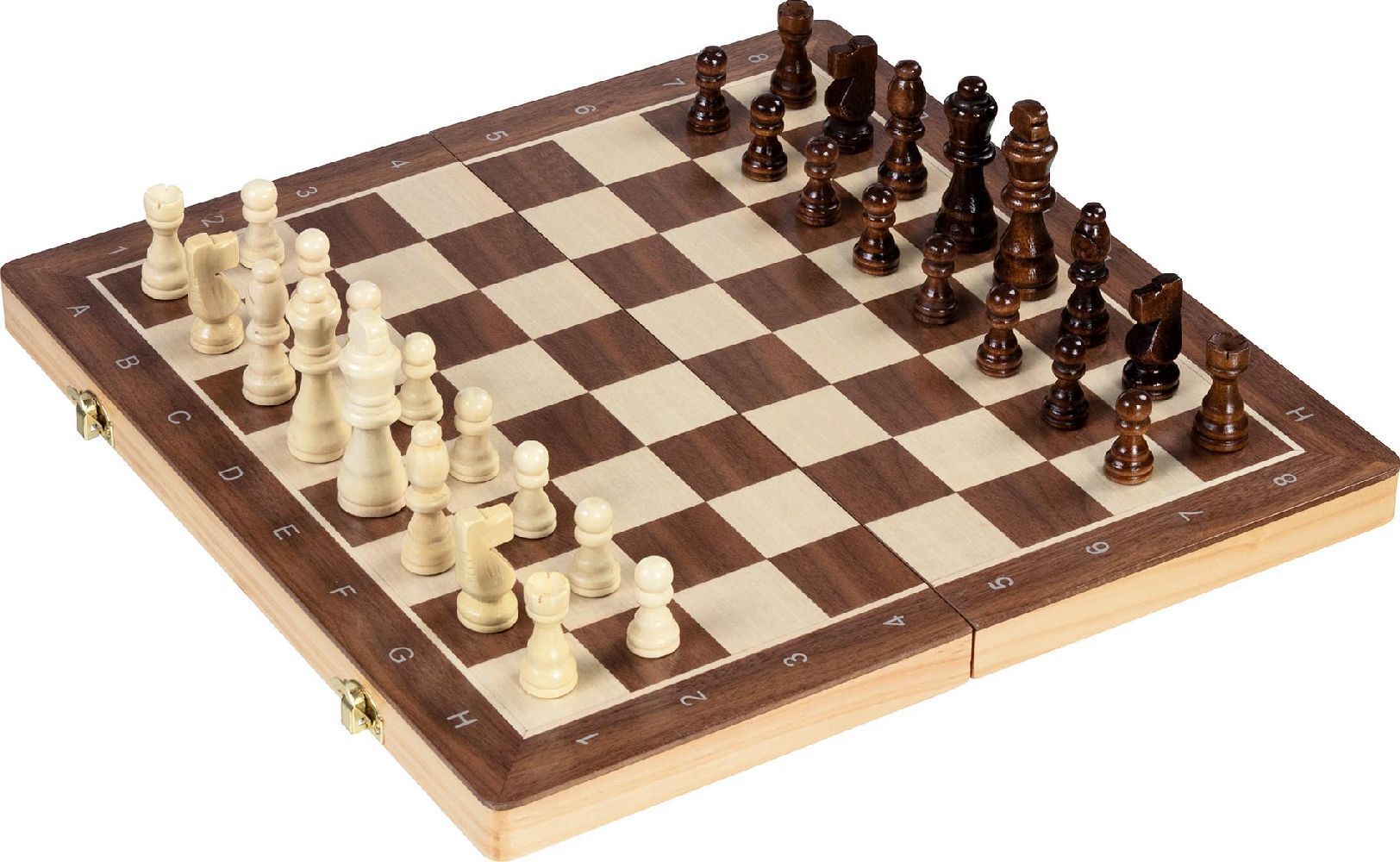 Schach/Dame Spiel 2in1 magnetisch