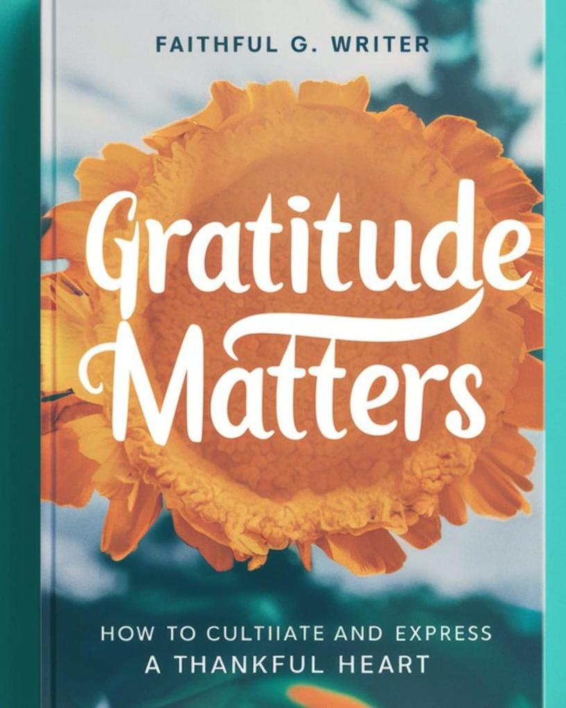 Gratitude Matters: How to Cultivate and Express a Thankful Heart (Christian Values #10)