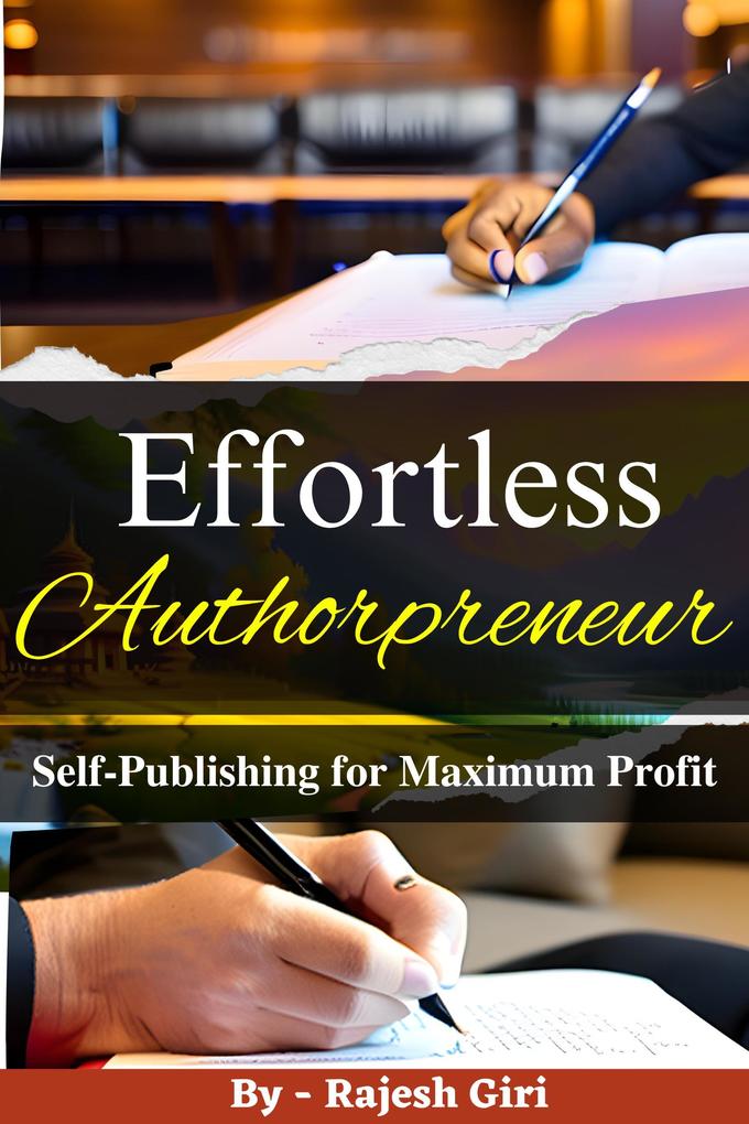 Effortless Authorpreneur: Self-Publishing for Maximum Profit