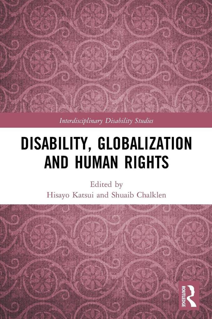 Disability Globalization and Human Rights