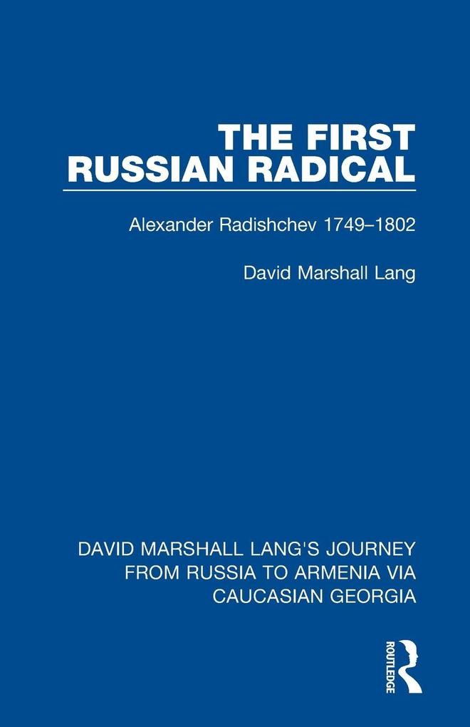 The First Russian Radical