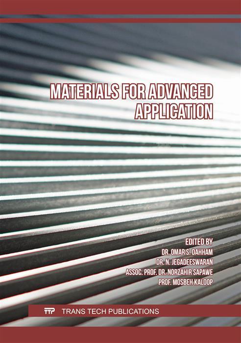 Materials for Advanced Application