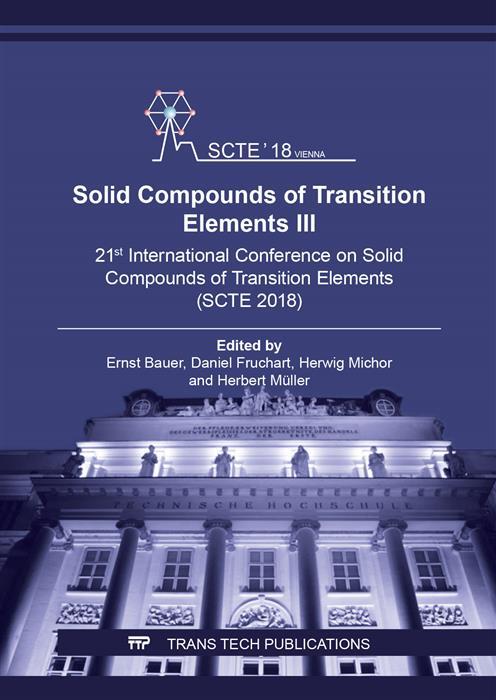 Solid Compounds of Transition Elements III