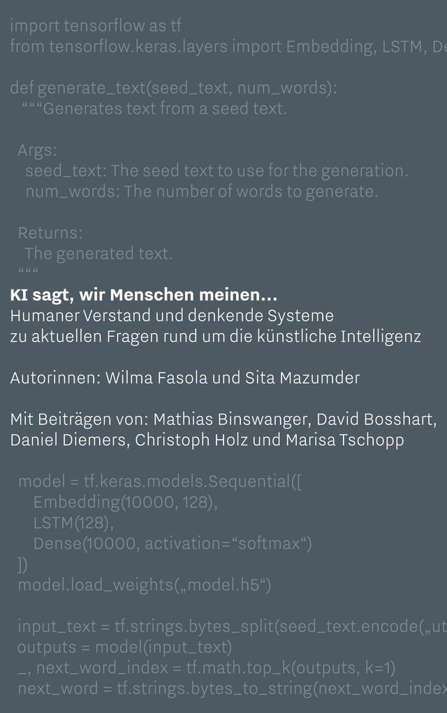 KI sagt wir Menschen meinen...