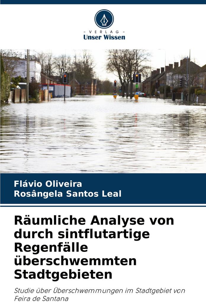 Räumliche Analyse von durch sintflutartige Regenfälle überschwemmten Stadtgebieten