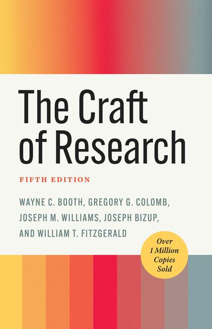 University of Chicago Pr. The Craft Of Research