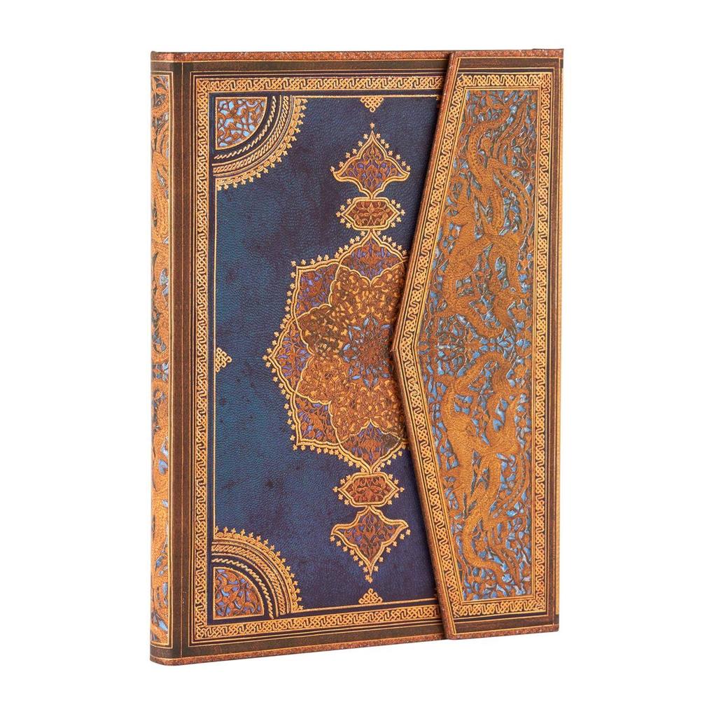 Safavid Indigo Ultra Hardcover Address Book 144pg 120gsm by Paperblanks (Safavid Binding Art)