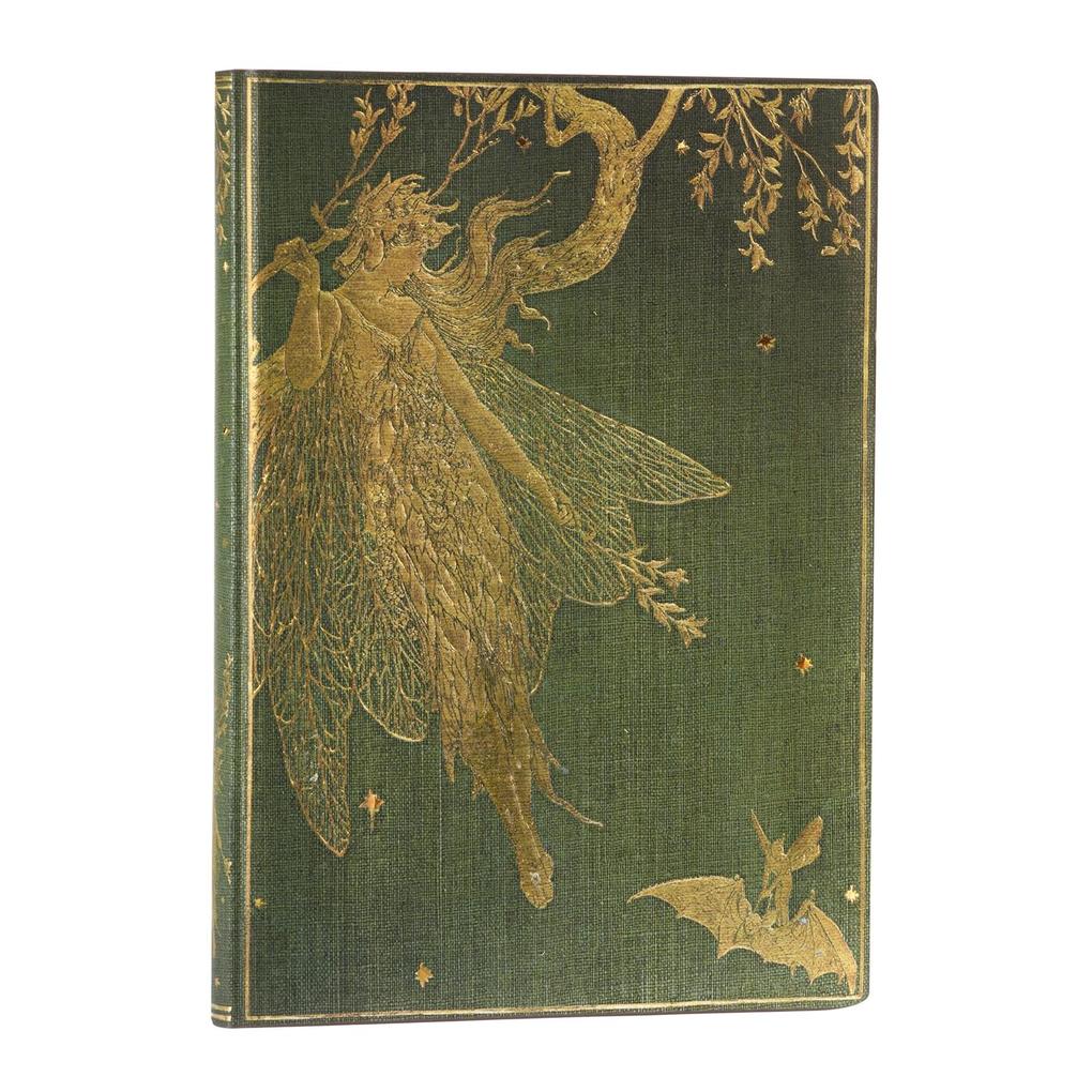 Paperblanks Olive Fairy Lang‘s Fairy Books Softcover Flexi MIDI Lined Elastic Band Closure 176 Pg 100 GSM