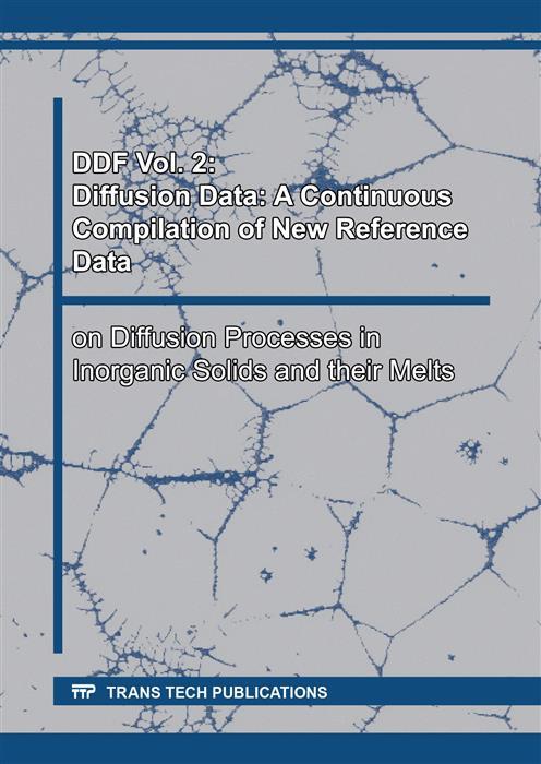 DDF Vol. 2: Diffusion Data: A Continuous Compilation of New Reference Data