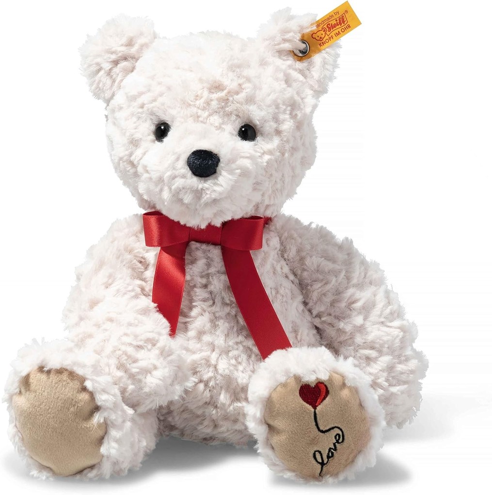 Steiff 113833 - Soft Cuddly Friends Teddybär Jimmy Love weiß 30cm
