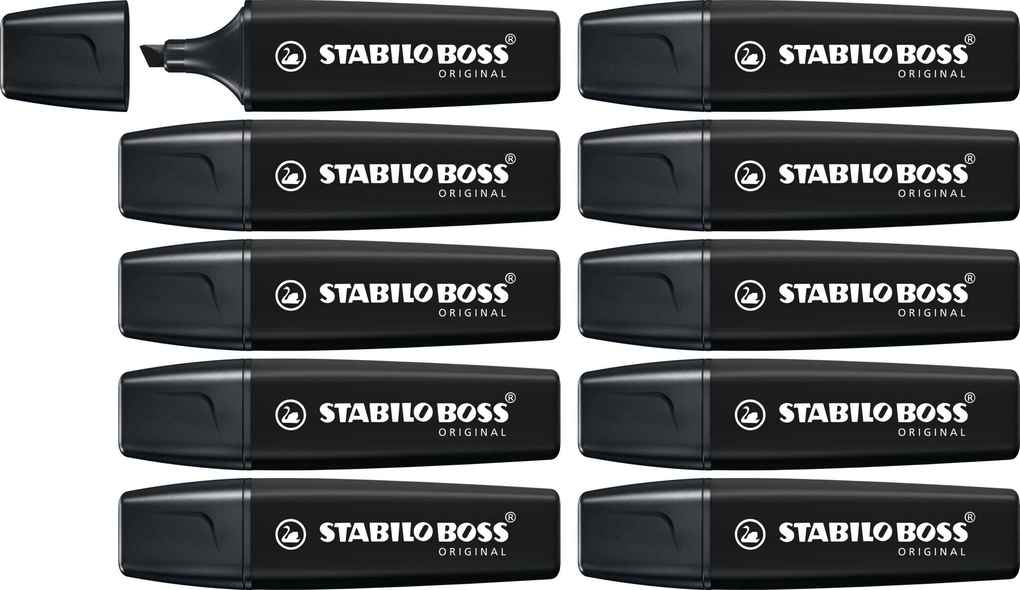 STABILO BOSS ORIGINAL - 10er Set schwarz