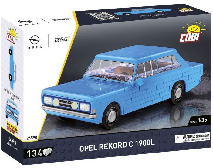 COBI Youngtimer 24598 - Opel Rekord C 1900 L Bausatz 1:35 134 Bauteile
