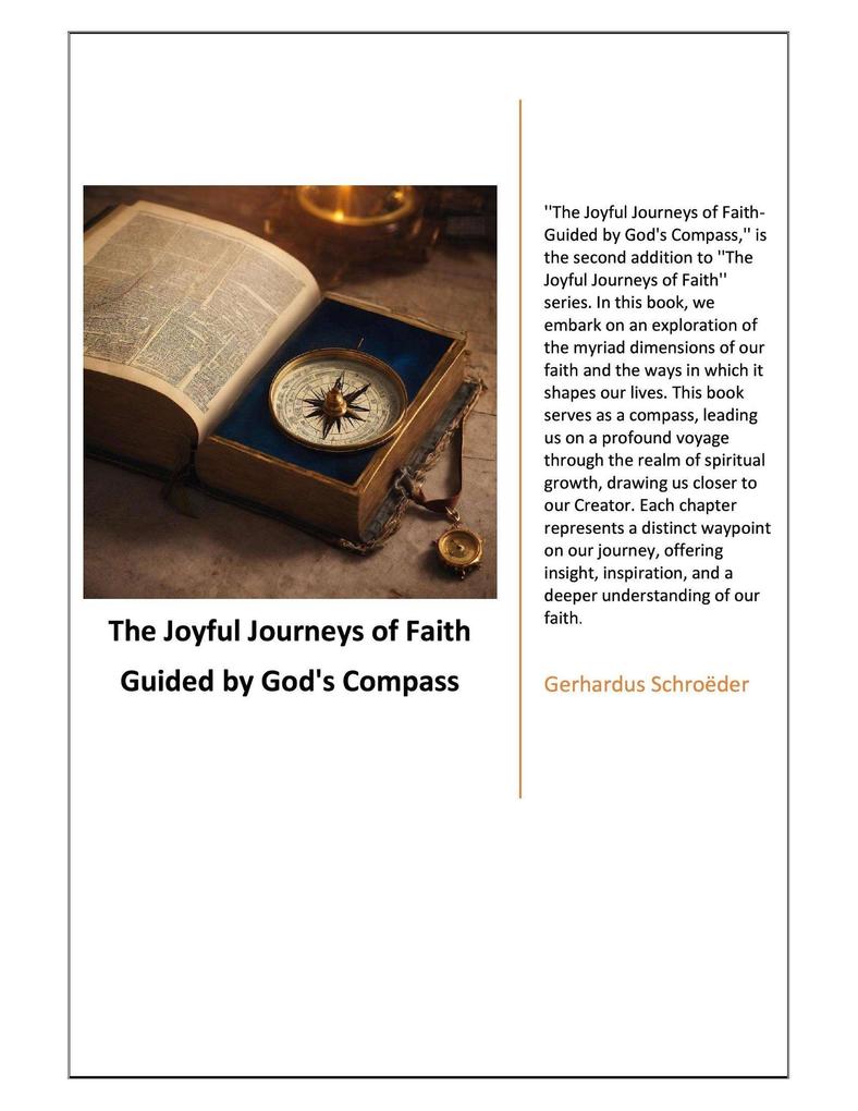 The Joyful Journeys of Faith - Guided by God‘s Compass