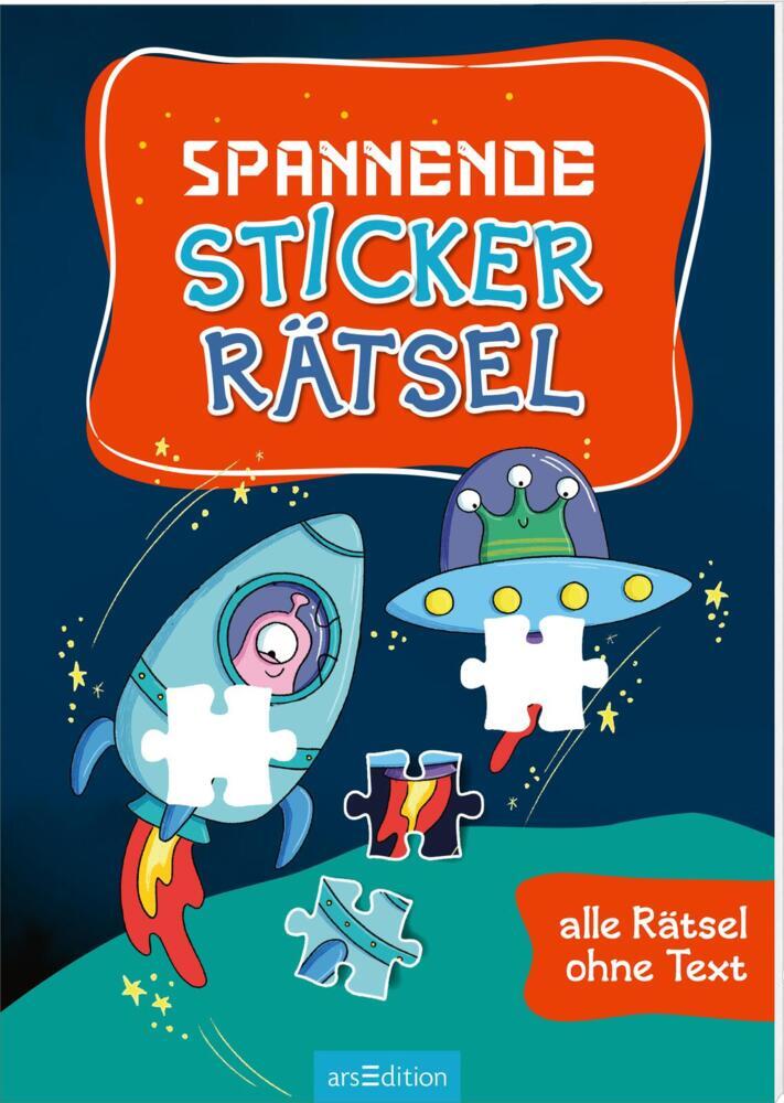 Arsedition Spannende Sticker-Rätsel