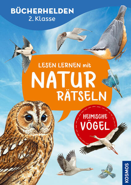 Lesen lernen mit Naturrätseln Bücherhelden 2. Klasse heimische Vögel