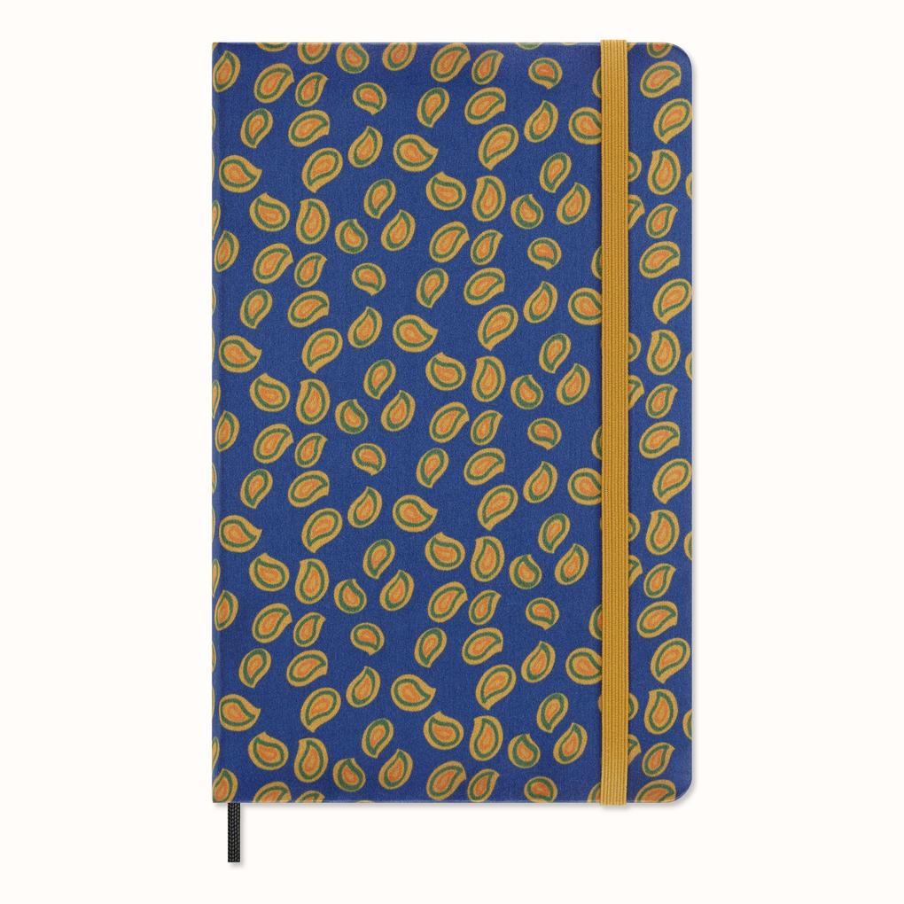 Moleskine Silk Kalender undatiert 12 Monate wöchentlich large/A5 Fester Hard Cover Einband blau mit Geschenkbox