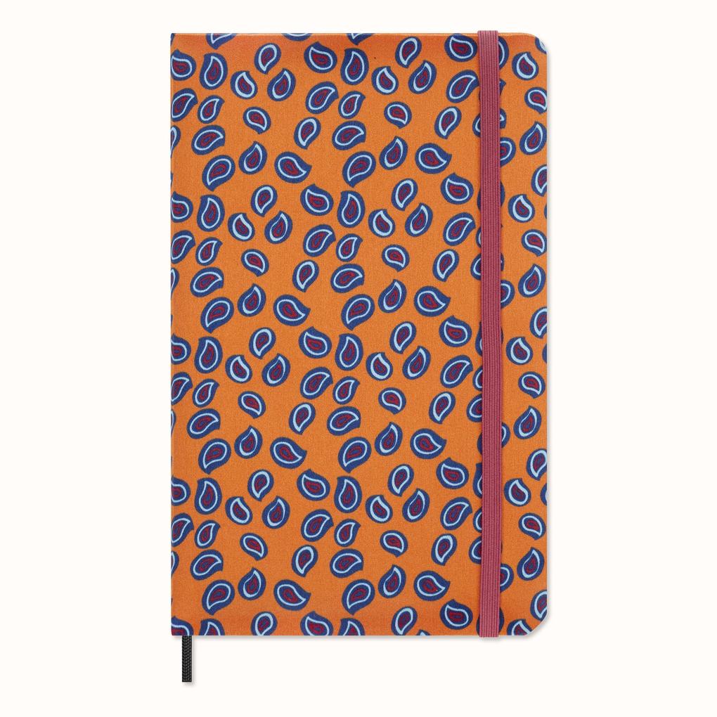 Moleskine Silk Kalender undatiert 12 Monate wöchentlich large/A5 Fester Hard Cover Einband orange mit Geschenkbox