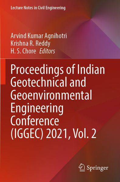 Proceedings of Indian Geotechnical and Geoenvironmental Engineering Conference (IGGEC) 2021 Vol. 2
