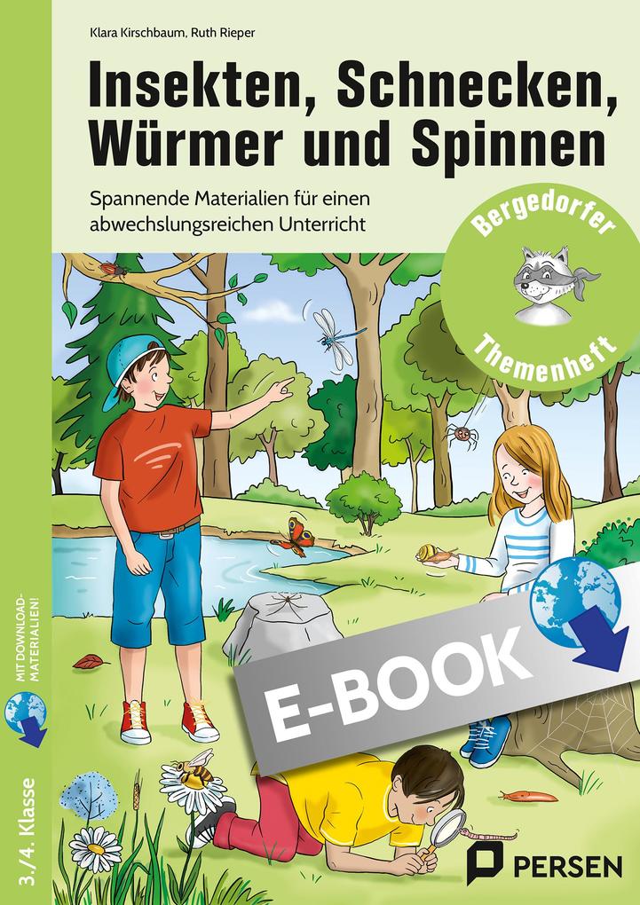 Insekten Schnecken Würmer und Spinnen