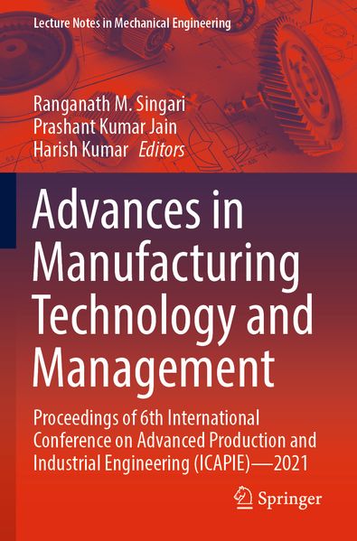 Advances in Manufacturing Technology and Management